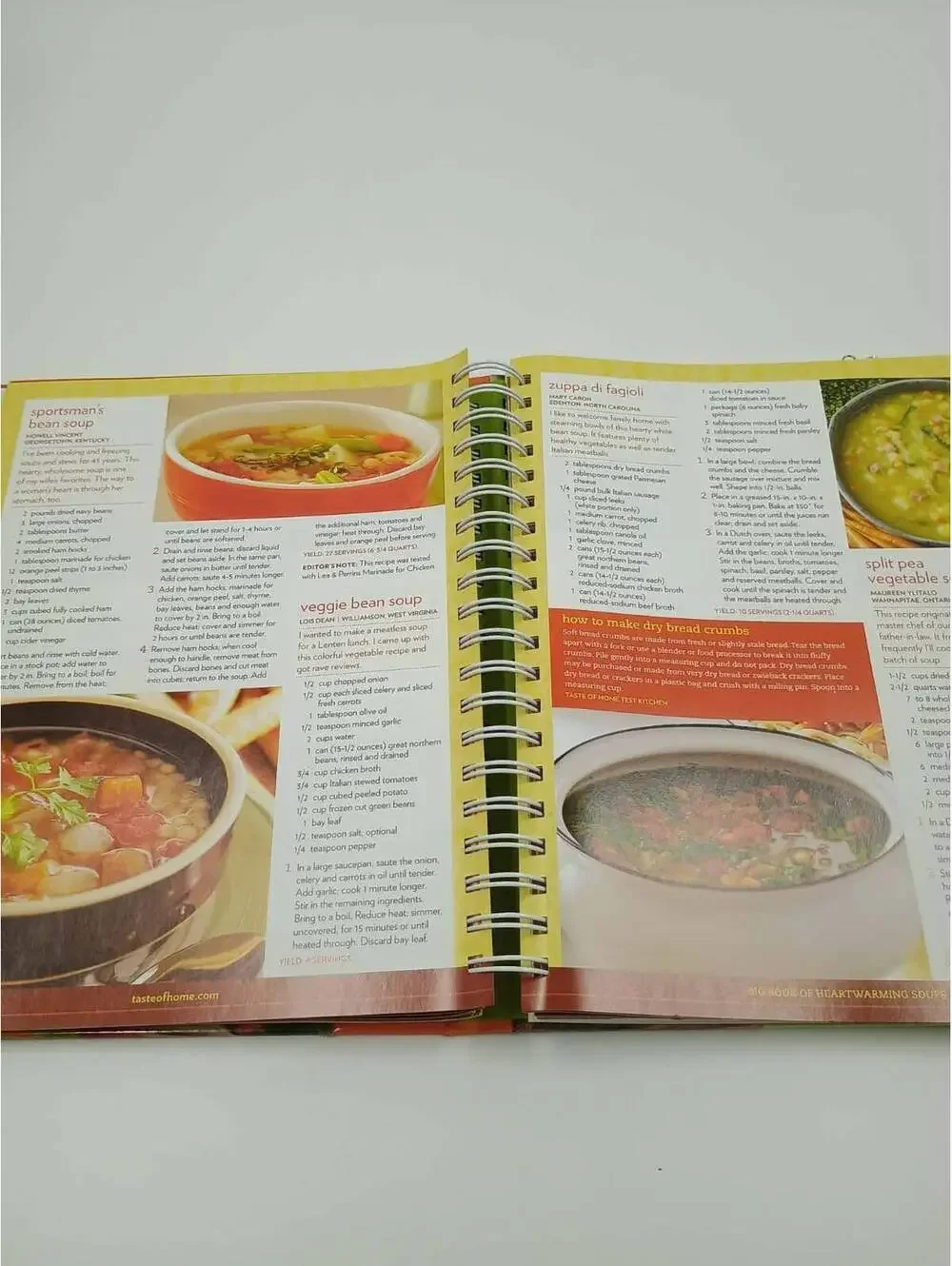 Taste of Home Big Book of Heartwarming Soups Cookbook - Over 600 Recipes & Tips
